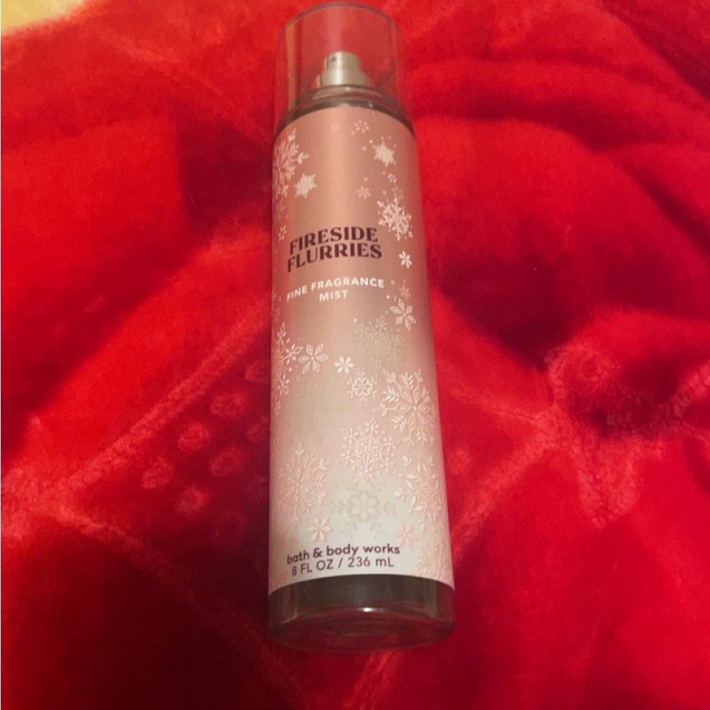 Bath and body works fireside flurries body mists spray